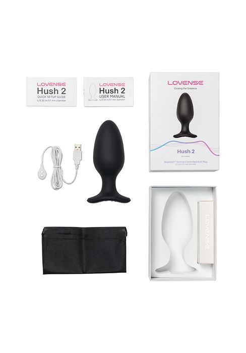Lovense Hush 2 Bluetooth Butt Plug, 5.7 cm