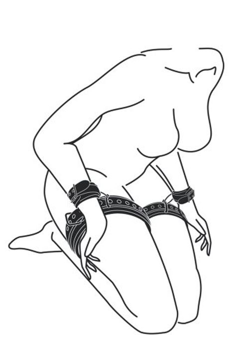 Thigh & Wrist Cuff Restraint Set