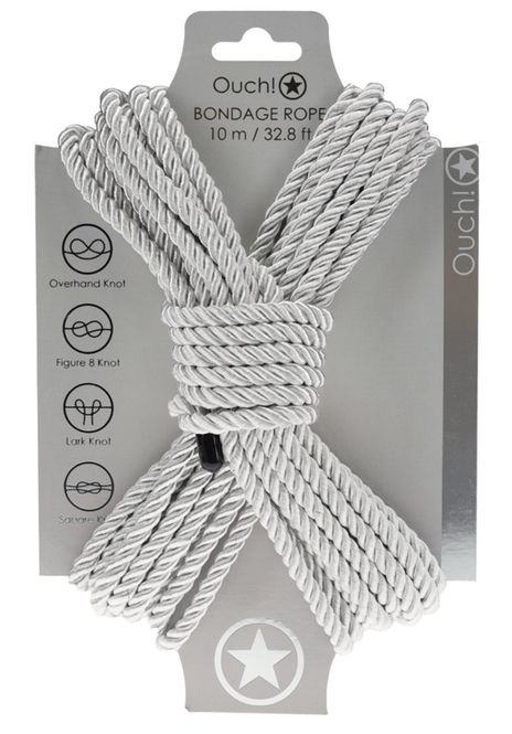 Huvudbild Ouch! Bondage Rope 10 m - Silver