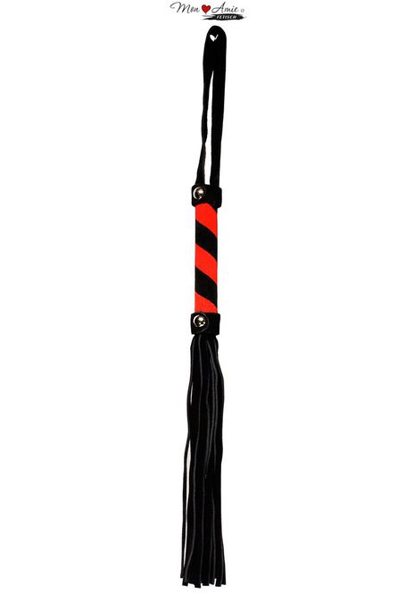 Huvudbild Mon Amie Suede Whip Short Black/Red