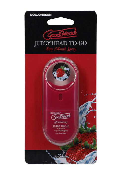 Juicy Head Dry Mouth Spray Strawberry, 9 ml