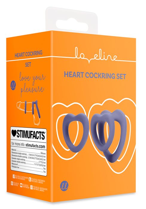 Loveline Heart Cockring Set