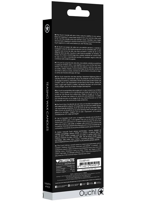 BDSM Vaxljus Mix Large 4-pack