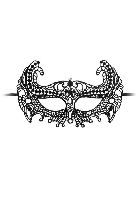 Empress black lace mask