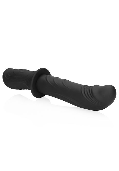Ouch! Handheld Silicone Vibrating Flexible Dildo