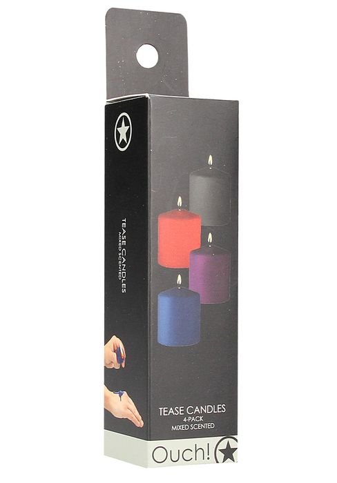 Ouch Tease Candle 4-pack, Mix