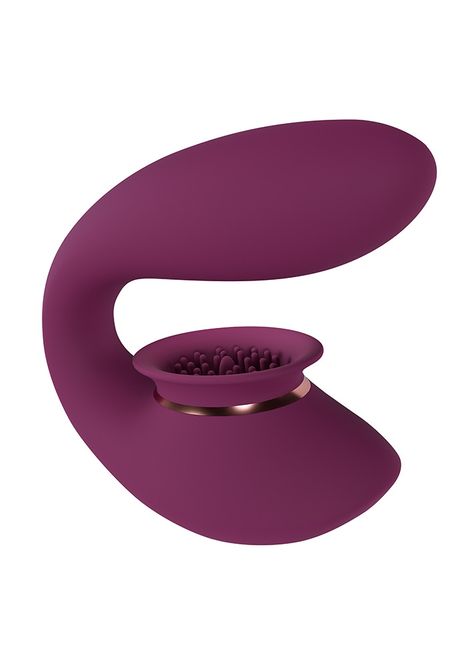 Huvudbild Twitch 3 Vibrator and Suction, Burgundy